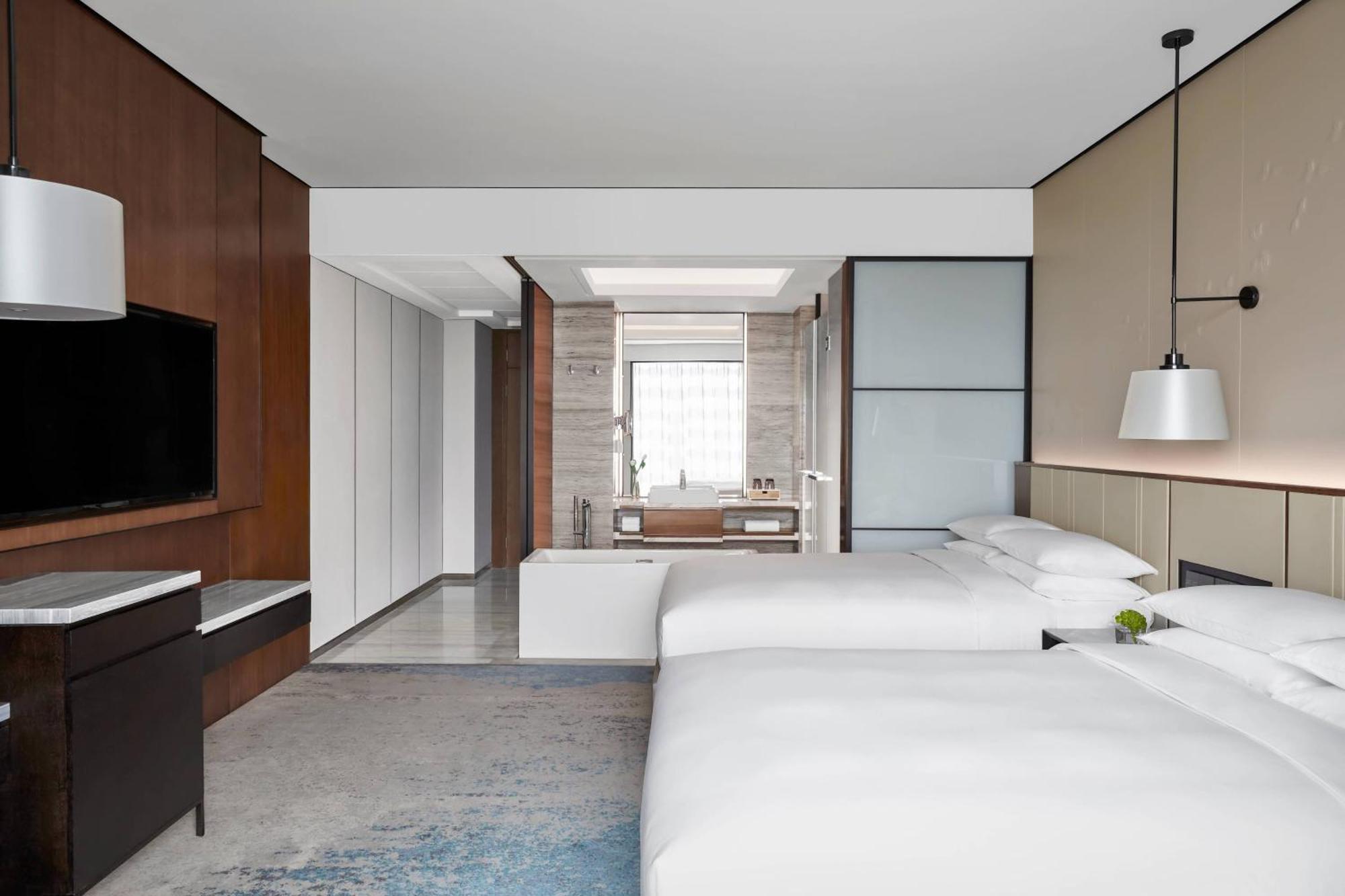 Shanghai Marriott Hotel Pudong South Nanhui Exterior foto